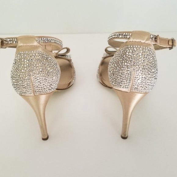 INC International Concept Rhinestone Satin Heels - Picture 5 of 7